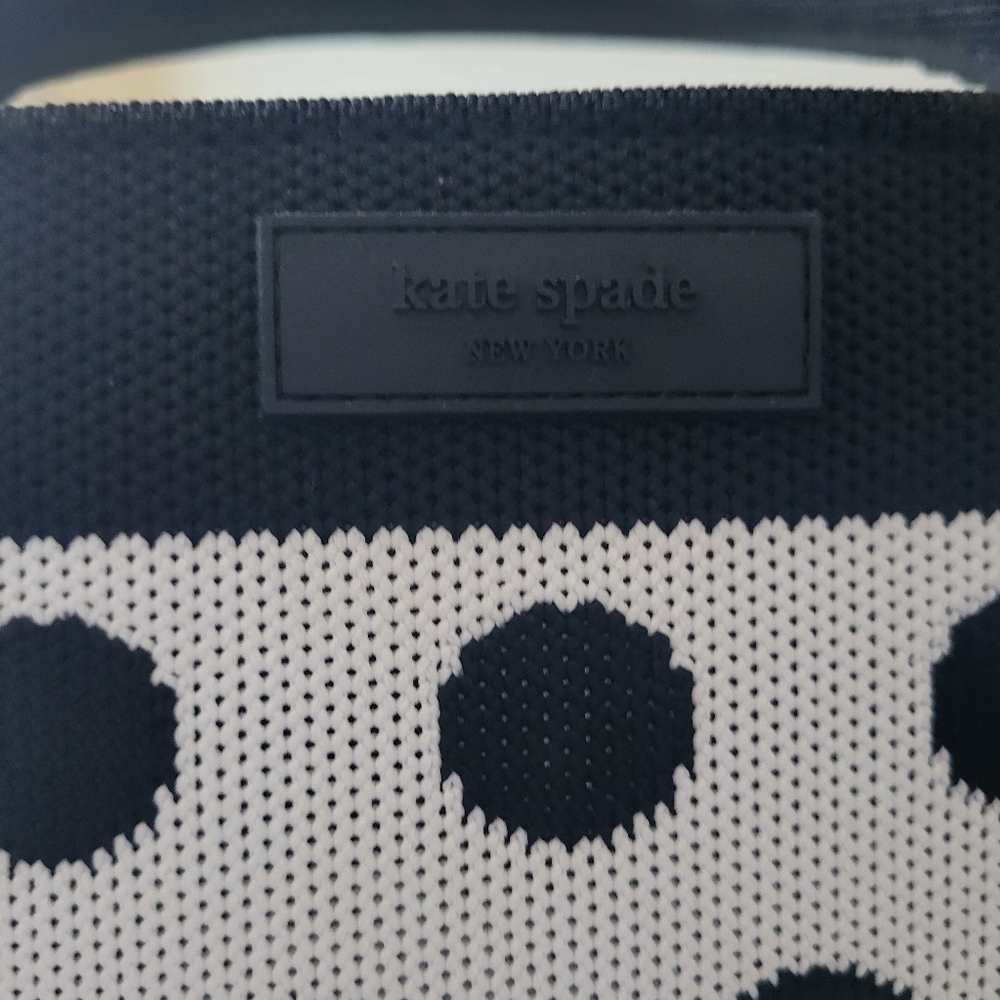 Kate Spade Elegant Black and White Polka Dot Crossbody Bag - Picture 7 of 7
